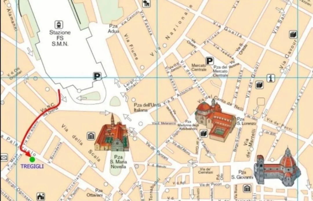Tre Gigli Firenze Apartment, 5 Minutes From Station, Via Palazzuolo 55 Italy